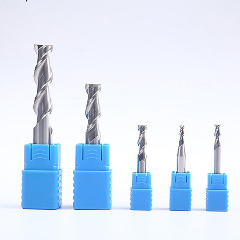 JL450 2F solid tungsten steel alloy flat bottom milling cutter for aluminum